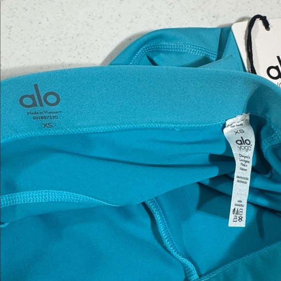 ALO Yoga 4-pocket Utility Legging High Waisted Aqua Blue Women’s Leggings XS - Picture 8 of 14